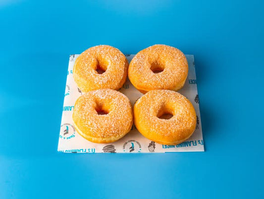Sugar Coated Doughnuts - 4 Pieces